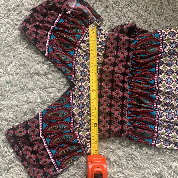 🌺2 for $23 🌺 Cute double v-neck multi-colored dress from coastal boutique - Picture 13 of 15